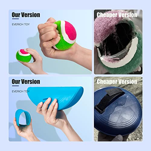 Upgraded Toss and Catch Ball Game Set, Outdoor Games for Kids Toys, Stocking Stuffers for Family Games, Beach Pool Yard Christmas Toys Birthday Gifts for Boys Girls 3 4 5 6 7 8-12 Year Old - color: Pink Green, size: 4 Paddles 4 Balls