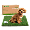 Washable Artificial Grass Pads for Dogs, 2-Pack 14x18 in Reusable Turf Mats, Realistic Grass for Indoor Puppy Potty Training. - size: 2pcs | 14x18