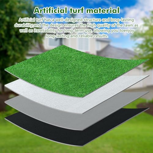 Artificial Grass Rug Turf for Dogs Indoor Outdoor Fake Grass for Dogs Potty Training Area Patio Lawn Decoration (98.3 x 39.4 Inch (Pack of 1)) - size: 98.3 x 39.4 Inch (Pack of 1)