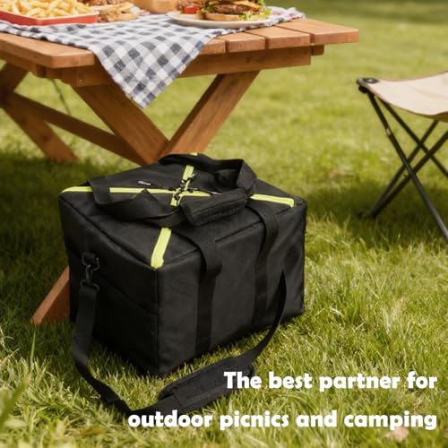All-in-One Party Cooler Bag with Folding Design and Insulated Compartments -GETTOONE Ideal for Tailgating and Outdoor Events! - size: 18 x 12 x 14 inch