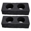 ULTECHNOVO 2-Pack Cup Carrier Tray 2-Cup Drink Holder for Takeout Milk Tea Coffee Beverage Convenience 9.44X3.93X2.55 Inch Durable Caddy Food Accessory