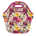 Sok It LunchTote Zippered Bag Insulated Neoprene Caddy (Blooming Bright, X-Large 6.5 Quart Lunch Tote) - color: Blooming Bright, size: X-Large 6.5 Quart Lunch Tote