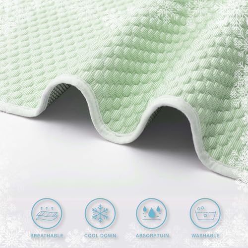 MICROCOSMOS Pet Cooling Mat & Sleeping Pad- Breathable Bubble Surface, EZ Clean. Keep Cooling for Pets, Kids and Adults in Summer.(Green, 28" x 22") - color: Green, size: 28" x 22"