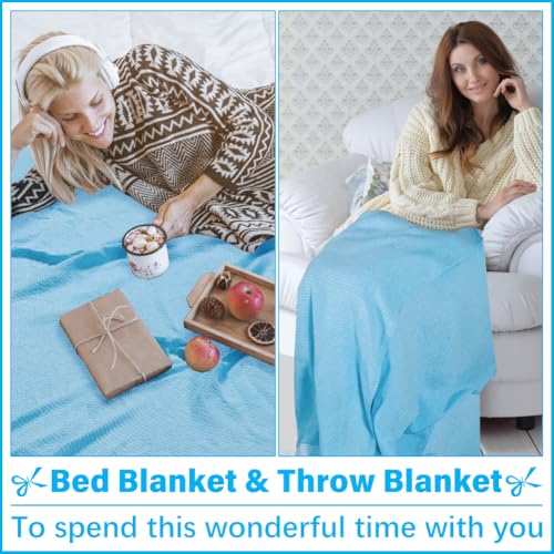 Oversized Turkish Beach Towel Blanket XXL Cotton Sandproof Towels Boho Woven Extra Large Big Sand Free Giant Throw Blankets Huge Quilt XL Picnic Camping Necessities Cloud For Adult Gifts Blue - color: Woven Light Blue, size: XXXL(88x82 IN,224x208 CM)