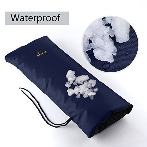 Kuuqa Large Size Outdoor Faucet Cover Faucet Socks Outdoor Hose Cover for Winter Freeze Protection,Deep Blue - color: deep blue
