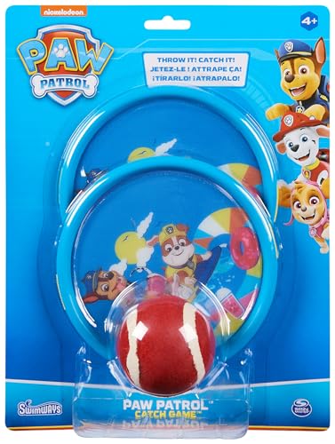 Swimways Paw Patrol Catch Game, Swimming Pool Accessories & Kids Outdoor Toys, Paw Patrol Party Supplies & Yard Games for Kids Aged 4 & Up - color: Paw Patrol