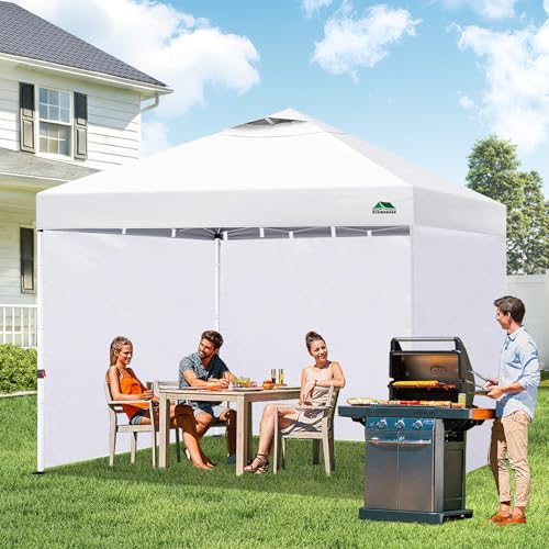 Canopy Sidewalls for 10x10 Pop Up Canopy 99% UV Protection, Waterproof, 3 Pcs Sidewalls Only,(Red) - color: Red, size: 10X10