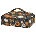 Casserole Carriers for Hot or Cold Food Reusable Casserole Dish Carrier Insulated Thermal Large Capacity Durable Perfect for Party Camping Family Gatherings Yellow Fish - color: Black Dotty Pumpkins Sunflowers Daisy