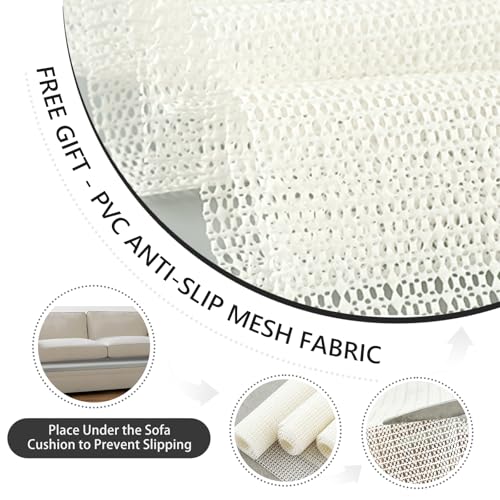 Couch Cushion Support for Loveseat Sofa High Density Foam 44"x20" Inches Sofa Couch Supports for Sagging Cushions Light Grey 1PC with Anti Slip Mesh Fabric - size: Loveseat| 44x20 1P