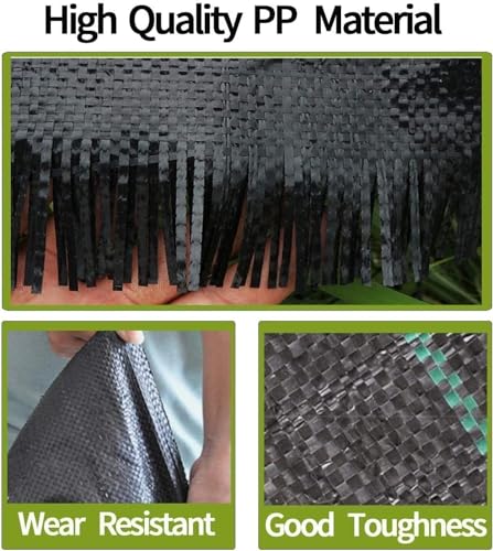 Landscape Fabric 4FT X 100FT Heavy Duty Weed Barrier Fabric,Weed Landscape Fabric Barrier, Heavy Duty Geotextile 3.2 OZ Garden Fabric Weed Barrier for Flower Bed, Ground Fabric - size: 4X100 FT