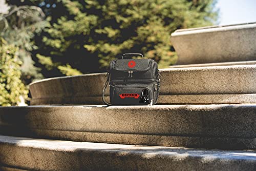 PICNIC TIME Star Wars Darth Vader Pranzo Insulated Lunch Box, Soft Sided Cooler Bag with Utensil Set, Dual Compartment Lunch Tote, (Black) - color: Star Wars Darth Vader - Black