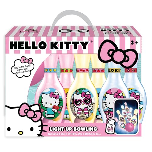 Hedstrom Light Up Bowling Set Game, Hello Kitty - color: Hello Kitty