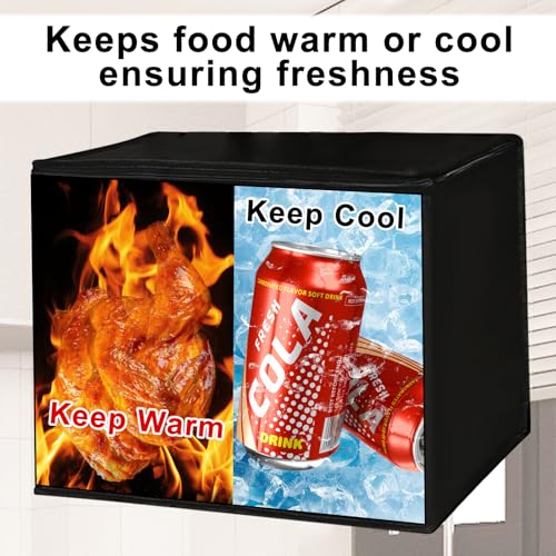 JNYONG 4 Pack Insulated Reusable Grocery Shopping Bags with zippered top,Food Delivery Bag,Collapsible Cooler Bag for Frozen Foods - size: 4 Pack