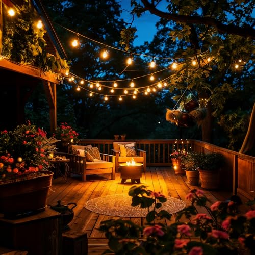 GvvooHome 64 Pack Shatterproof S14 LED Replacement Bulbs for Outdoor String Lights, 1W Equivalent to 11W Incandescent Bulb, Warm White 2200K, Dimmable, E26 Base - size: 64 Count