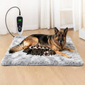 GOLOPET Extra Large Dog Heating Pad, 47×30 In with Smart Thermostat Switch and Power Line Protection Tube,Obtained MET and UL Dual Certification,Waterproof Pet Heating Pad with Long Velvet Cloth Cover - size: 47.0"L x 30.0"W