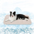 MICROCOSMOS Pet Cooling Mat & Sleeping Pad- Breathable Bubble Surface, EZ Clean. Keep Cooling for Pets, Kids and Adults in Summer.(Brown, 40" x 28") - color: Brown, size: 40" x 28"