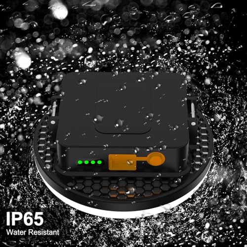 10000mAh 4000LM Flashlight Portable LED Camping Lantern Rechargeable Light 30W with Digital Power Display and Magnet , IPX5 Waterproof Tent Lights Power Failure Emergency Light - size: 30W Pro