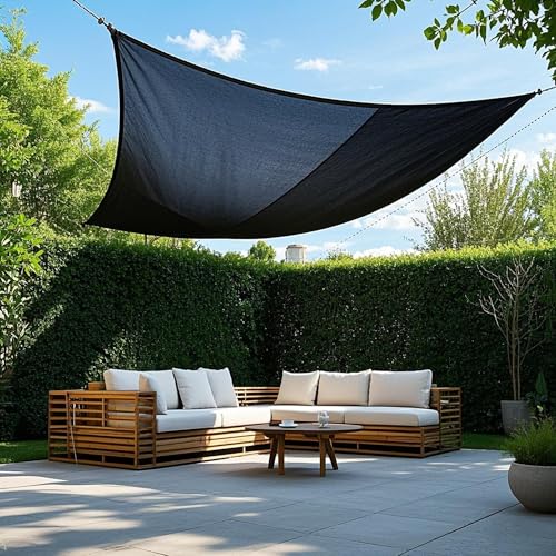 winemana 70% Black Shade Cloth, 3.3 x 10 FT Garden Mesh Tarp for Plants Heat Protection with Grommets, Sunshade Plant Cover for Greenhouse, Barns Kennel, Outdoor Netting Screens for Patio & Porch - size: 3.3 Ft X 10 Ft, style: 70%