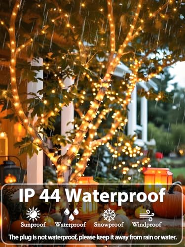 Upgraded 75.8 FT 200 LED Christmas String Lights Outdoor/Indoor, Timer & Memory Function & 8 Modes, Extendable Green Wire Waterproof Fairy String Lights for Xmas Tree Holiday Party Garden (Warm White) - color: Warm White, size: 200LED