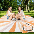Picnic Blankets, Large Beach Blanket Waterproof Sandproof, Foldable & Portable Outdoor Picnic Blanket, 79''x79'' 3-Layer Picnic Mat for Camping, Park, Travel, Grass Lawn-Boho Sunburst - color: Boho Sunburst