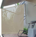 Dulepax RV Awning Side Shade- 9'X7' -Second Generation RV Awning Side Shade Screen Significantly Improves Shadew and Privacy.Universal RV Screen with Complete Kit - color: Beige, size: 7x9 Side Shade