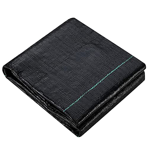 UWIOFF Weed Barrier Landscape Fabric, 4ft x 20ft Durable & Heavy-Duty Garden Landscaping Fabric, Premium UV Resistant Weed Block Gardening Mat, Weed Control Ground Cover for Outdoor Gardens - size: 4ft X 20ft