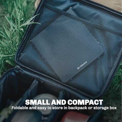 Firemaple Petrel Ultralight Folding Table - Compact Aluminum Alloy Camp Table for Solo Outings, Backpacking and Wild Camping - Weighs Only 191g(not Include Canister)