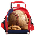 Kids Lunch Box, Lunch Tote Bags for Boys Insulated Soft Bag Back to School Thermal Meal Tote Kit Baseball Flag - color: Baseball Falg