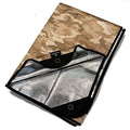 Arcturus All-Weather Outdoor Survival Blanket, Thermal Emergency Blanket, Reflective Heat Tarp with Grommets, Lightweight for Camping, Backpacking, Hiking & Emergency Car Kits, Desert Camo, 60x82in - color: Desert Camo