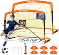 Dimples Excel Soccer Goals Kids Net for Backyard 7x5, 5x3.6, 4x3, 3x2.2 FT - style: 5x3.6 FT, 2 Set