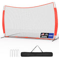 12x9/16x10/20x10ft Barricade Backstop Net, Ball Sports Barrier Netting, Protection Screen for Baseball Softball Lacrosse Soccer Hockey Training for Backyard with Carry Bag - size: 16x10ft
