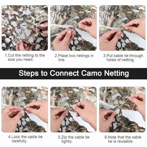 LOOGU Camo Netting, Camouflage Net Blinds Great for Sunshade Camping Shooting Hunting - color: Loogu Super Tree 2.0 - W, size: 1.5x5M=5x16.4ft