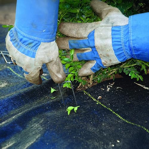 Dewitt Pro-5 Weed Barrier Fabric 5 oz, 4 x 250 Feet – Heavy-Duty Woven Landscape Ground Cover Mat for Raised Garden Bed, Greenhouse Gardening, Outdoor Landscaping, and Commercial Planting - size: 1 Pack, style: 4' x 250'