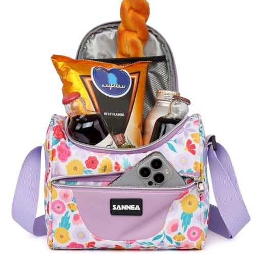 Insulated Cooler Lunch Bag 1.85gal/7L Blue Capibala Theme Reusable Lunch Box Tote for work Picnic Camping Gym Travel - color: 7L Blue Capibala