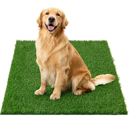 Artificial Turf Grass Outdoor: Grass Pad for Dogs Indoor Potty Training, Replacement Turf Rug for Patio Balcony Lawn Apartment Decoration, Easy to Clean with Drainage Holes(43x27.5 inch) - size: 43x27.5 inch