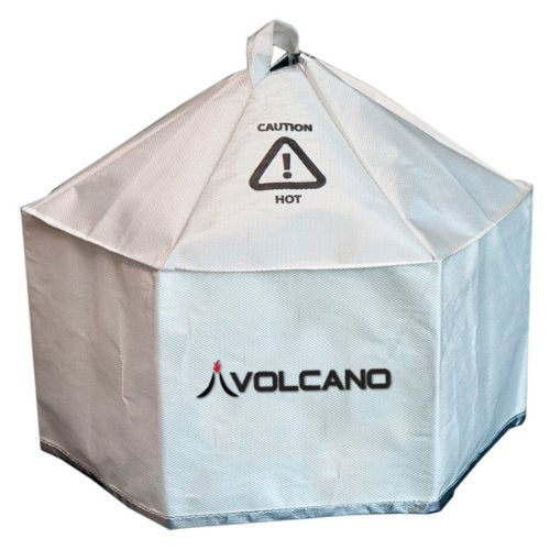 Volcano 3 Collapsible Portable Grill & Stove with Lid & Cookbook 19,500 BTU Burner 13” Cooking Surface Includes Carry Bag Regulator Hose & Heat Diffuser for Camping Tailgating & Dutch Oven Cooking - style: Volcano 3 – Full Kit (Lid + Cookbook)