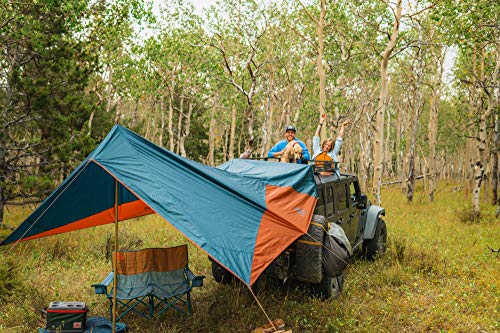 Kelty Waypoint Tarp, Car Camping and Tailgating Shelter, Universal Vehicle Mount - color: Elm/Dark Shadow