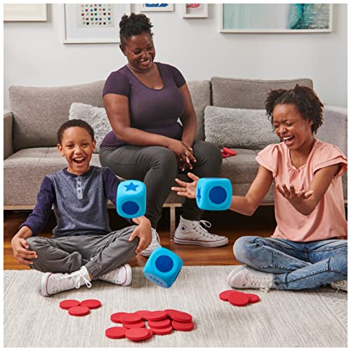Spin Master Games, Left Center Right Giant Edition, Family Game for Indoor & Outdoor Fun with Big Oversized Board, for Family and Kids, 2-4 Players, Ages 6 & Up - style: Giant Left Center Right
