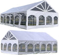 DELTA 30'x20' PE Marquee Tents for Parties, Party Tent, Carpas para Fiestas, Outdoor Wedding Tent, Heavy Duty Waterproof Canopy, Outdoor Event + Storage Bags - style: 30'x20' Pe Marquee Tent