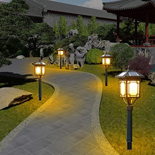 8pcs Plastic Ground Spikes Solar Torch Lights Stake Resistant Spikes Plug Replacement for Garden Lawn Light