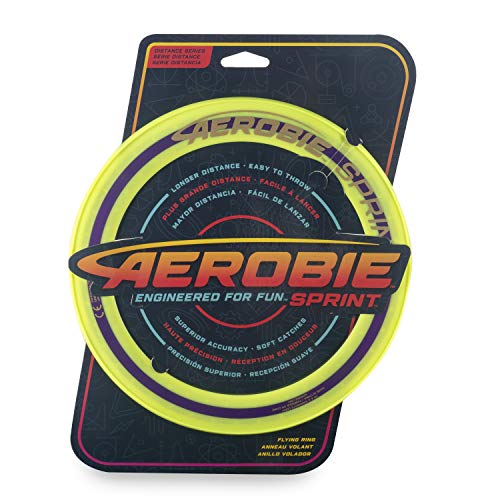 Aerobie 10 Inch Sprint Ring Outdoor Flying Disc - Colors May Vary, Assorted
