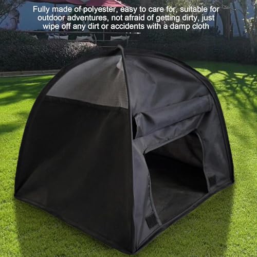 Pet Shade Shelter - Dog Sun Protection Tent, Foldable Cat Tent House | Outdoor Sunproof Pet Canopy, Breathable Shelter Cover for Cats or Small Dogs Relaxing Comfortably Under UV Protection