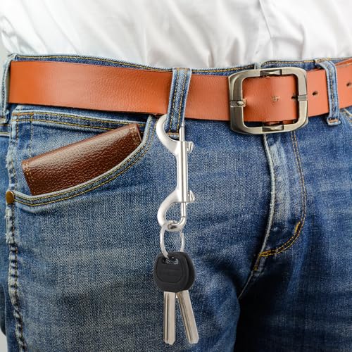 30 PCS 3.5 Inch Double Ended Bolt Snap Hooks, Heavy Duty Zinc Alloy Trigger Clips with 110 LB Capacity for Dog Leash, Keychain, Horse Bucket, Hammock & Outdoor Use
