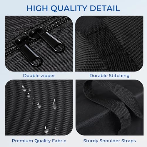 Large Carrying Bag Compatible with Giant 4 in a Row Game,Easy Storage & Transportation for Jumbo 4 to Score,with Durable Handle (Game Not Included)