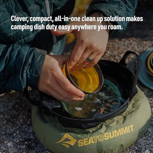 Sea to Summit Camp Kitchen 6-Piece Clean-Up Kit - color: Olive