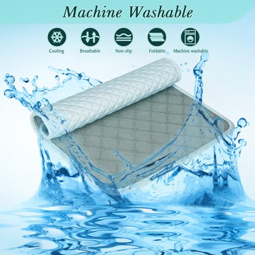 Upgraded Self-Cooling Dog Mat - Breathable Pet Cooling Pad for Dogs & Cats, Indoor & Outdoor Use, Washable Cooling Blanket for Comfort - size: S(17.7"Lx23.2"W)