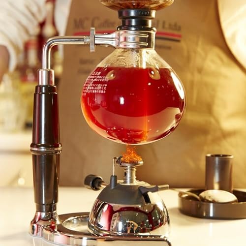 Portable Butane Burner, Butane Stove for Siphon Coffee Maker, Adjustable Flame, Gas Refillable Camping Burner with Furnace Stand for Cooking Camping and Lab
