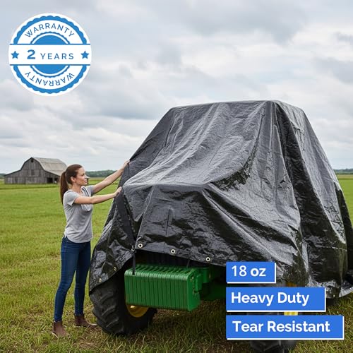 Covers & All Heavy Duty Waterproof Tarp – 18 Oz PVC Polyester Vinyl Tarp, Tear & UV Resistant with Reinforced Edges & Grommets for Industrial, Construction & Equipment Coverage (12 ft x 20 ft, Black) - color: Black, size: 12' H x 20' W