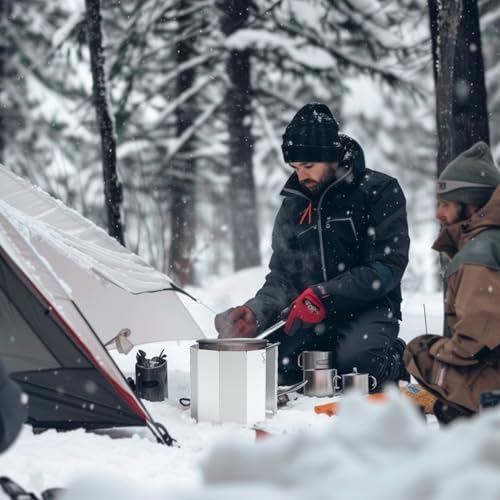 RioRand Folding Ultralight Camping Stove Windscreen Portable Backpacking Stove Windshield, Backpack Windscreen for Butane/Backpacking Stoves Camp Windshield for Outdoor Camping Hiking BBQ (10 Plates) - size: 10 Plates