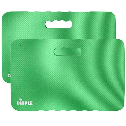 Dimple Kneeling Pad, High Density Thick Foam Comfort Kneeling Mats for Gardening, Yoga Exercise, Garden Cushions, Knee Pads - color: Green, size: 2 Pack